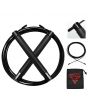 RDX C4 ADJUSTABLE SKIPPING JUMP ROPE/Blk-3